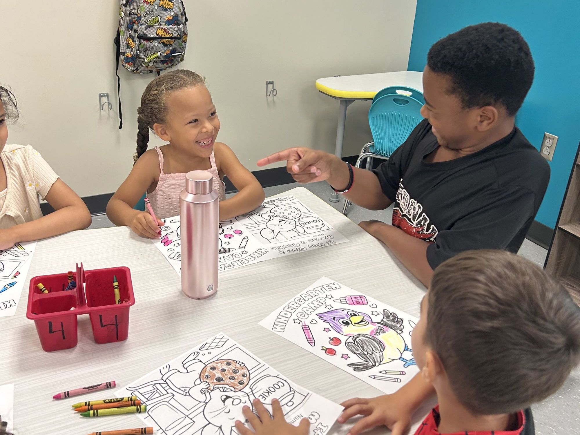 Kinder Camp 4 - <p>We welcomed our newest Kindergarteners and 6th Graders on campus as they transition into exciting new grade levels on our campus!</p>
